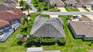 Aerial Rear Elevation with PRIVACY Landscaping and ROOM FOR A POOL!