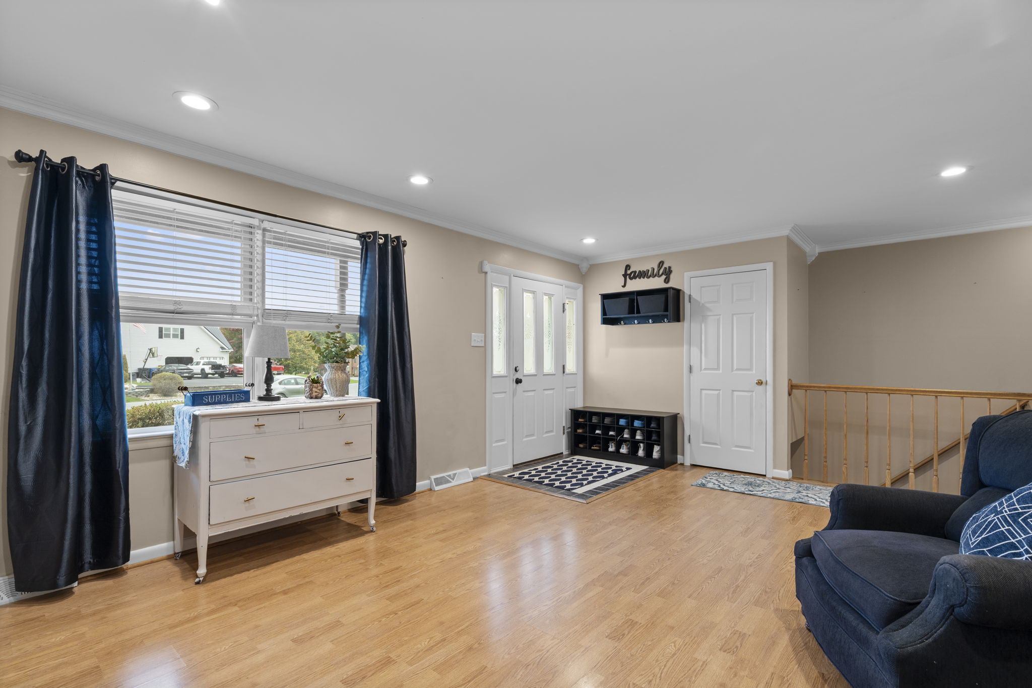 Living Room and Foyer