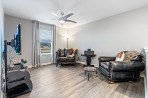 Extended laminate flooring upstairs adds the charm you've been looking for!