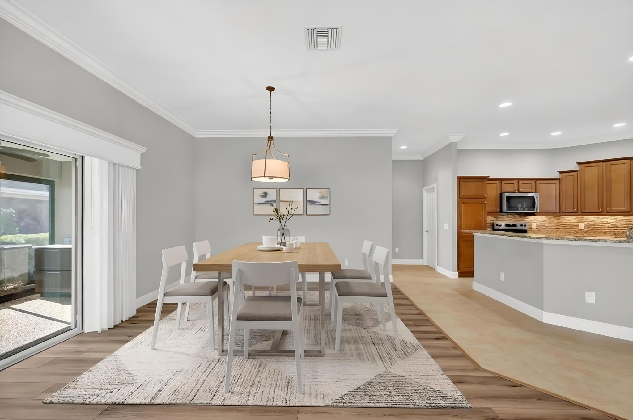 Dining Room-Virtually Staged
