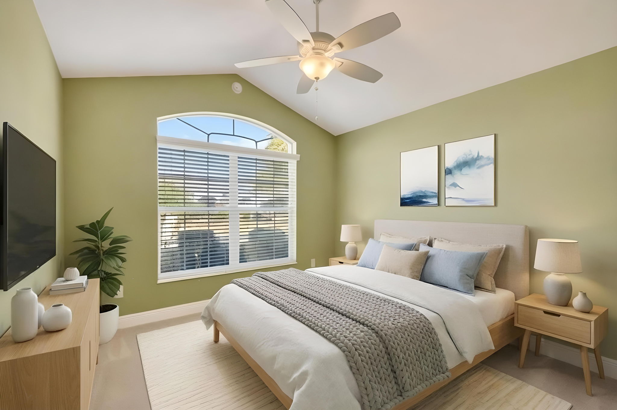 Second Bedroom-Virtually Staged