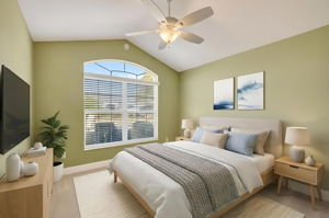 Second Bedroom-Virtually Staged