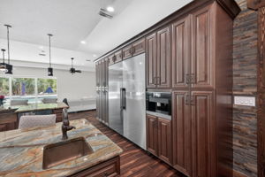 Custom Chef's Kitchen with Two Islands