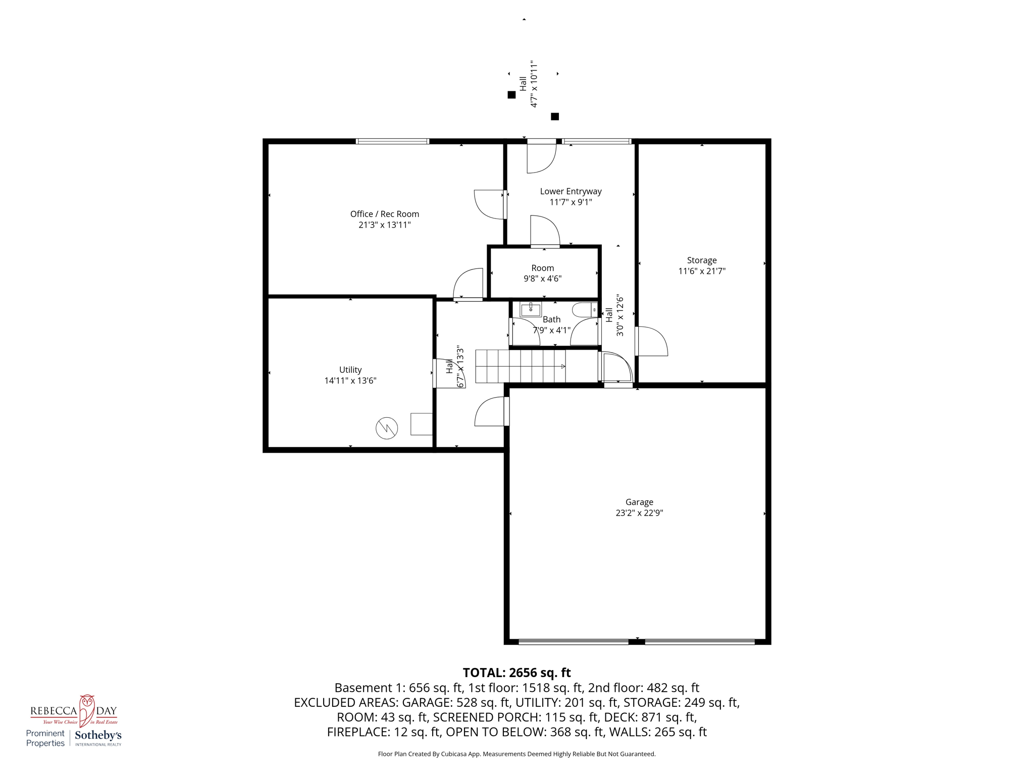 Lower Level Floor Plan