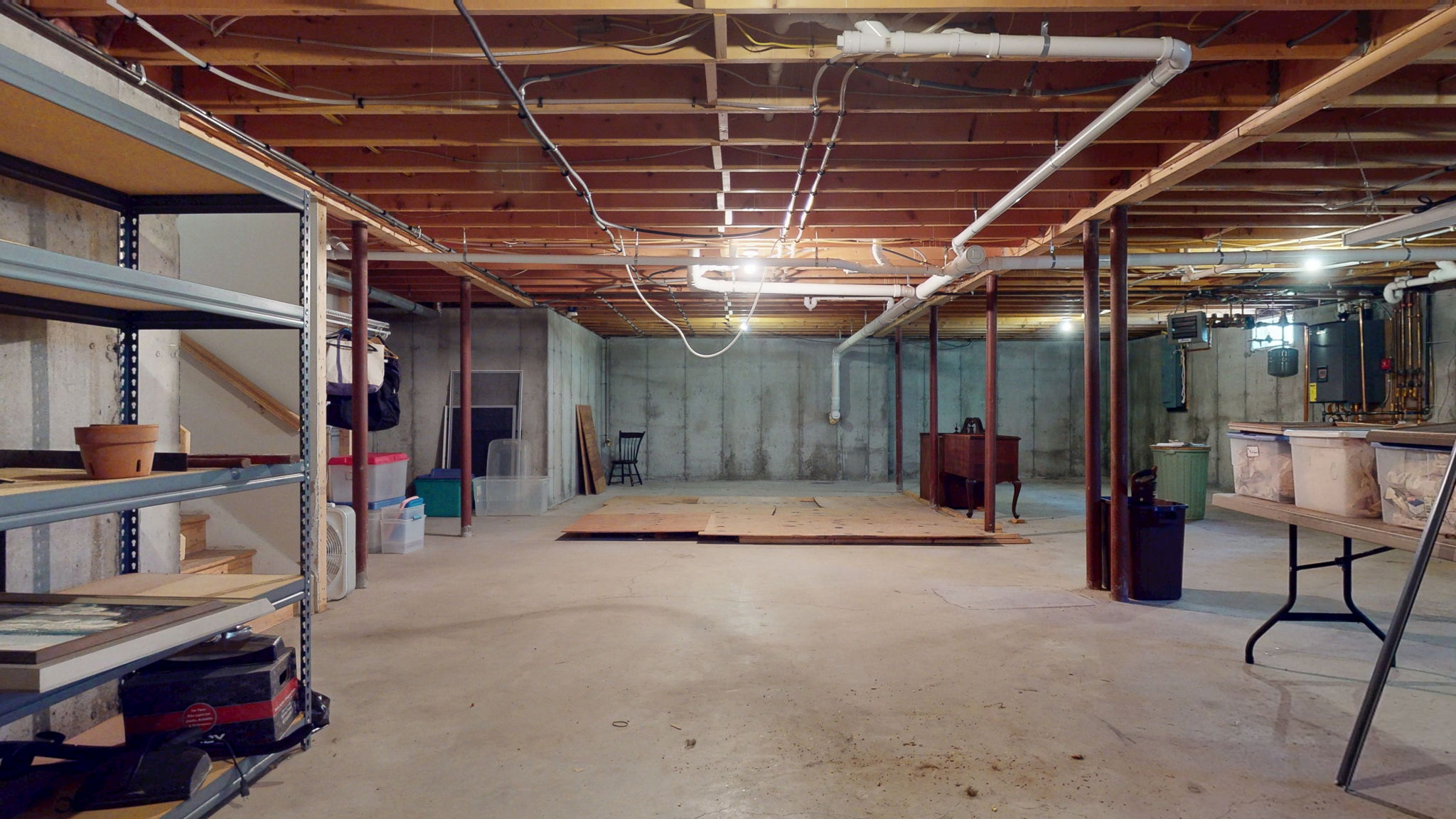 Full-size basement