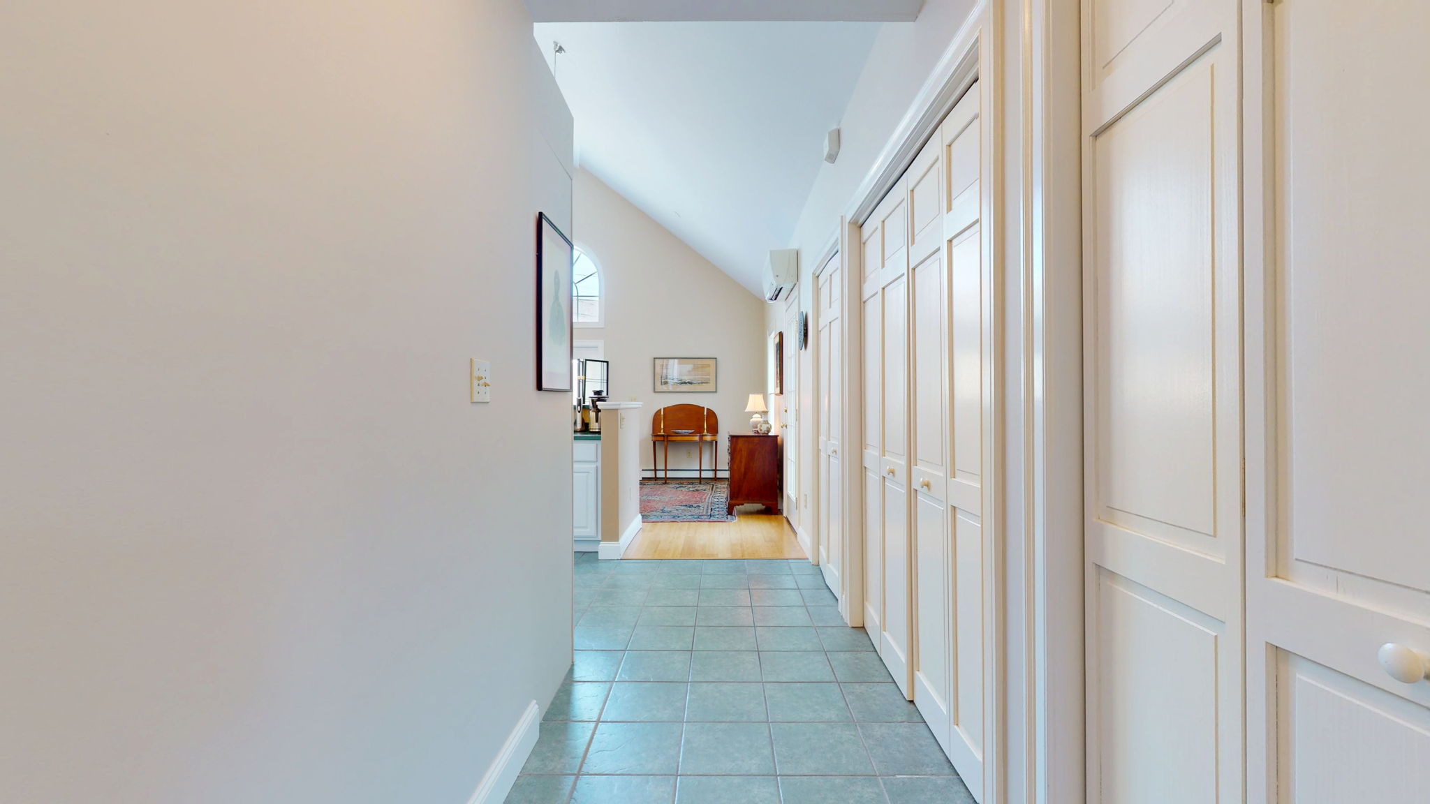 View toward kitchen and dining