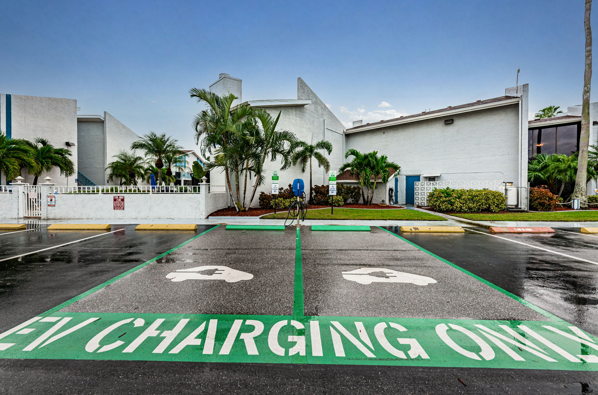 10-EV Charging Station and Car Wash Area