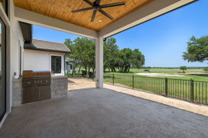 Back Patio/Built-in Grill