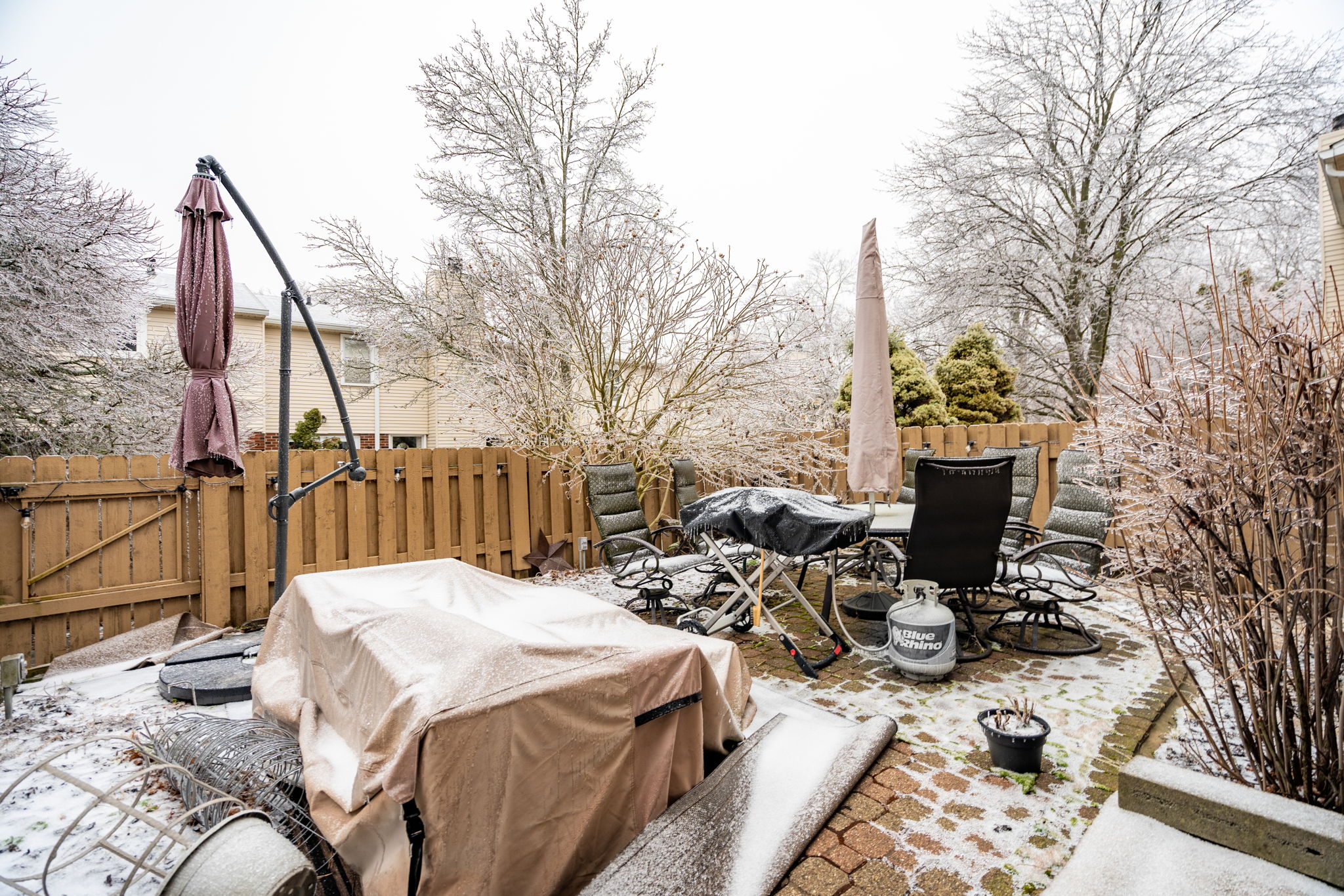 Fenced Rear Patio