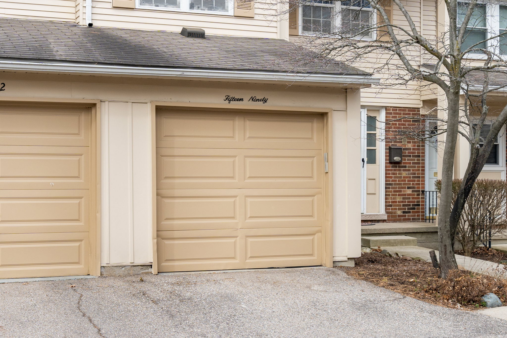 One Car Attached Garage