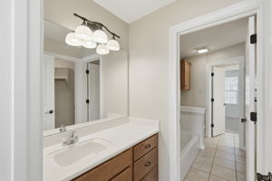 Pass Through Bathroom