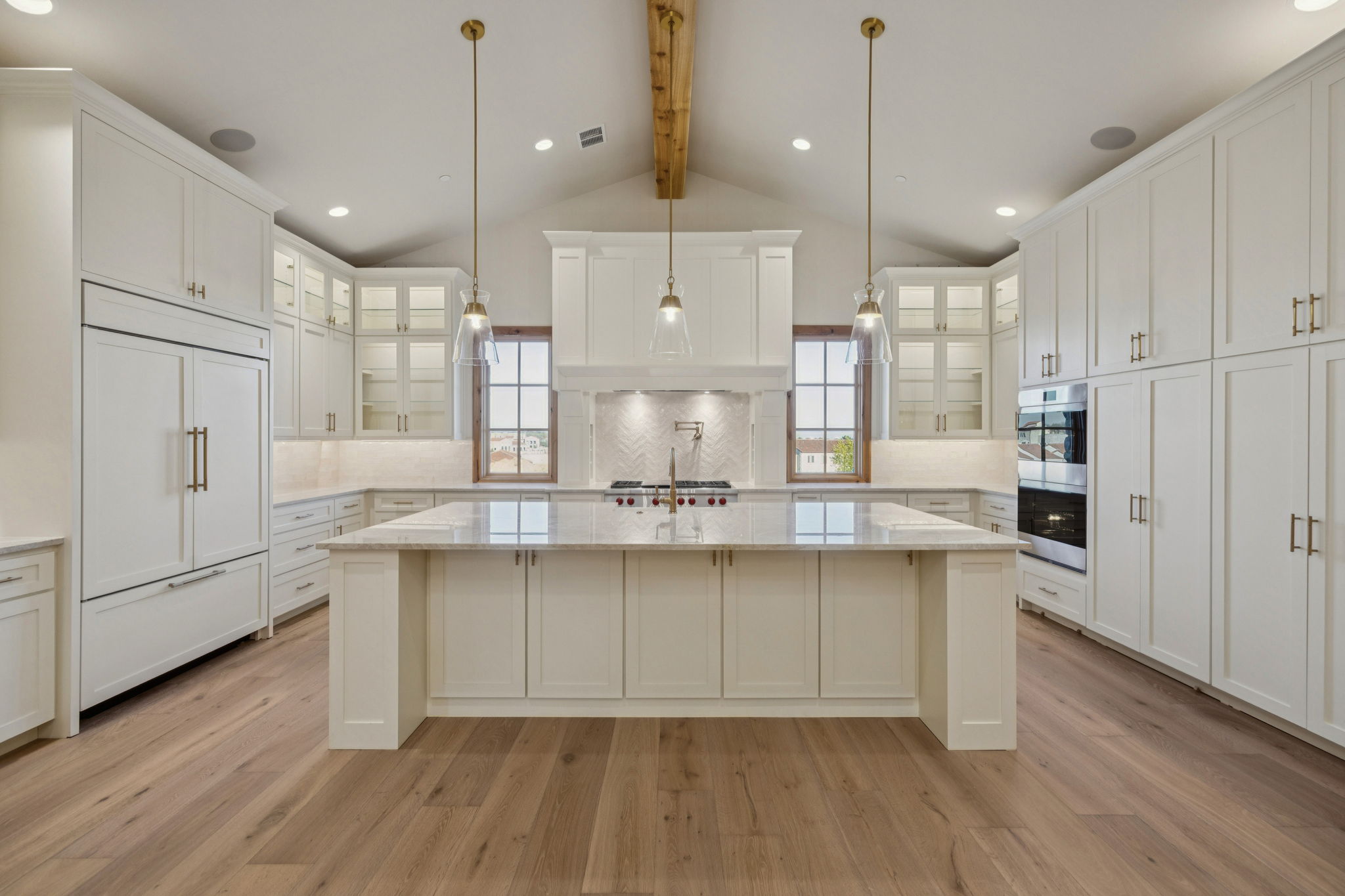 Kitchen With Taj Mahal Counter Tops