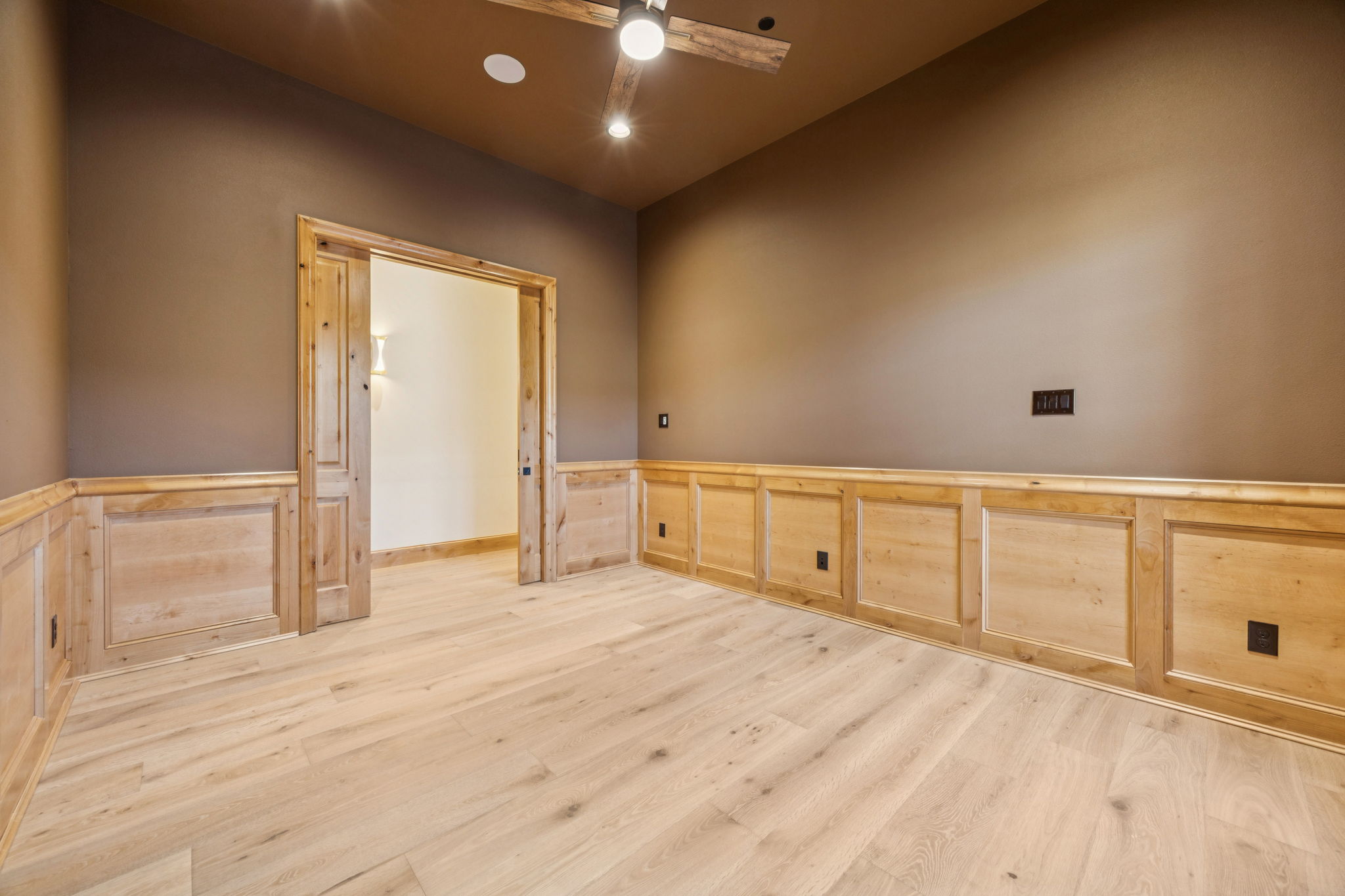 Study Solid Double Doors