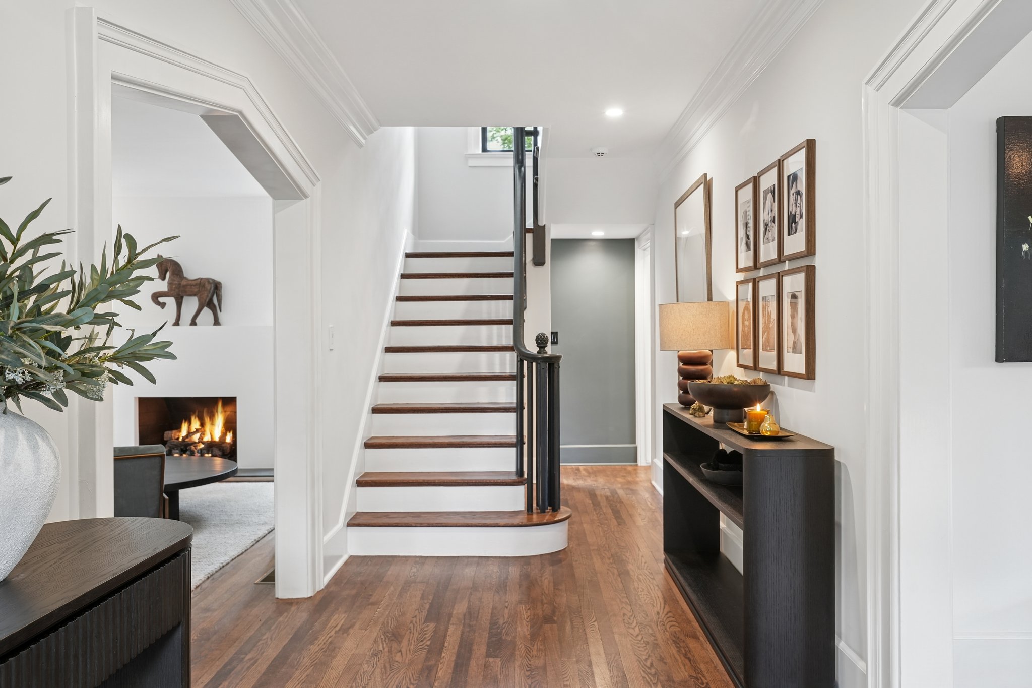 Inviting foyer.