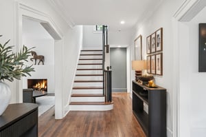 Inviting foyer.