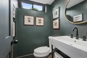 Updated powder room.