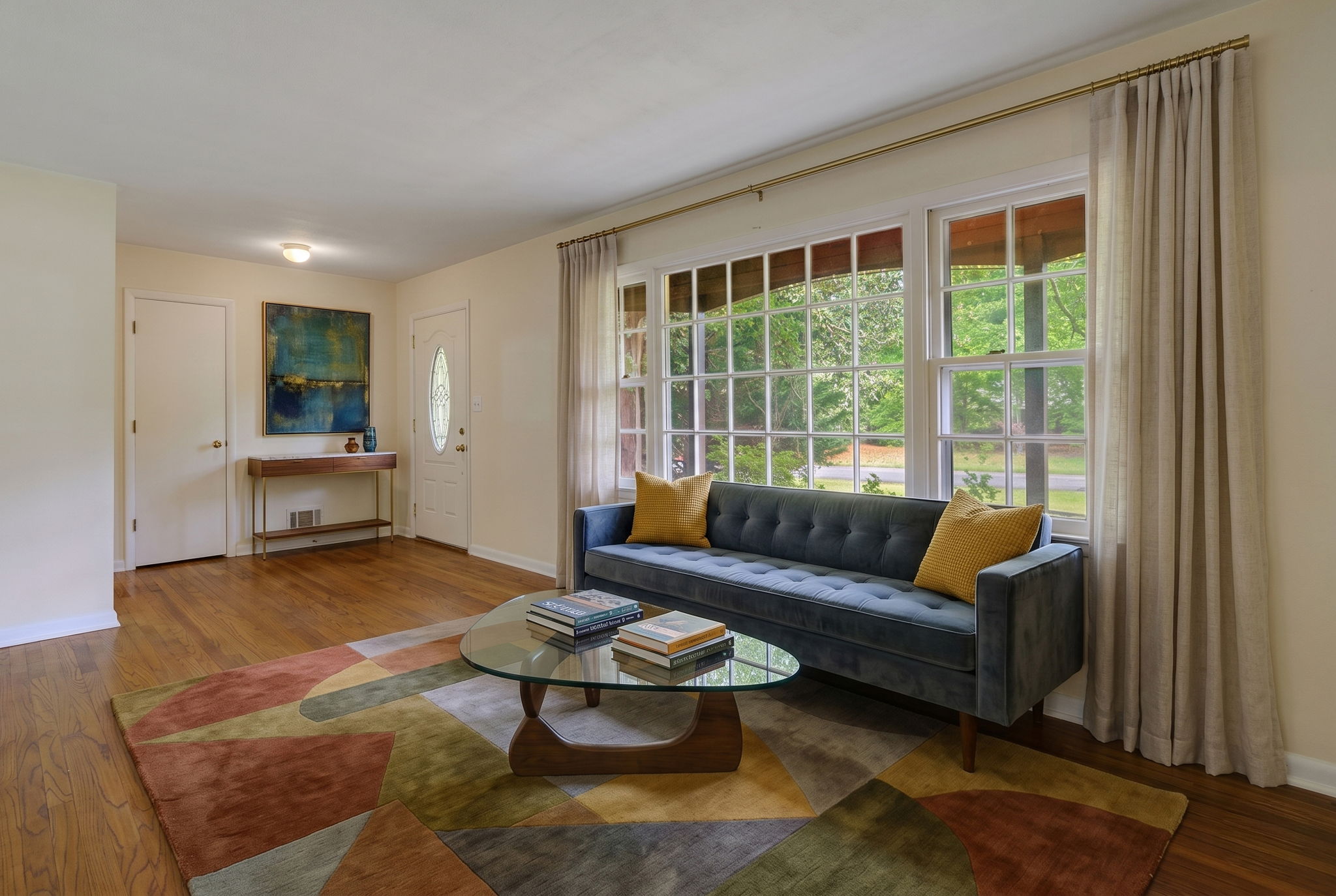 Living Room with Hardwood Floors