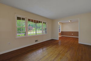 Living Room with Large Front Window
