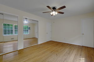 Primary Bedroom with Dual Closets