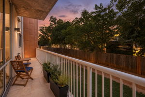 Over 200 SF of outdoor terrace space - sit back and relax.