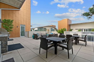 Rooftop terrace.