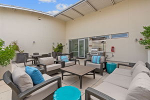 Rooftop terrace.