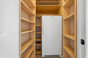 Pantry with freezer