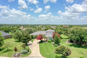 Aerial of Front of House
