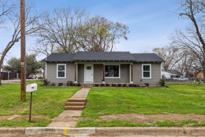 Large corner lot.