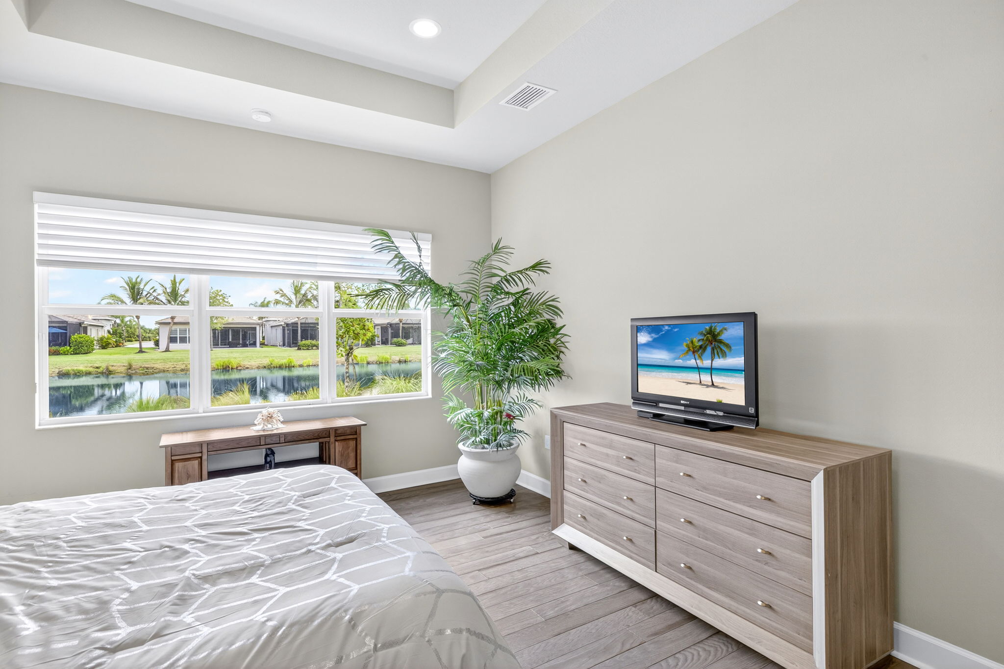 Primary bedroom - plenty of room for a king sized bed and furniture.