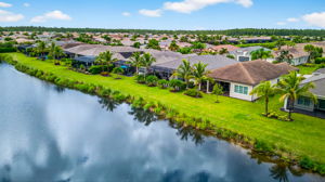 Aerial lakefront view...