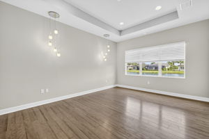 RS - Primary bedroom with direct lake view.