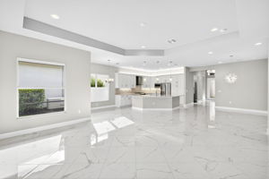 LOTS of natural light floods this space which makes for a cheerful home!