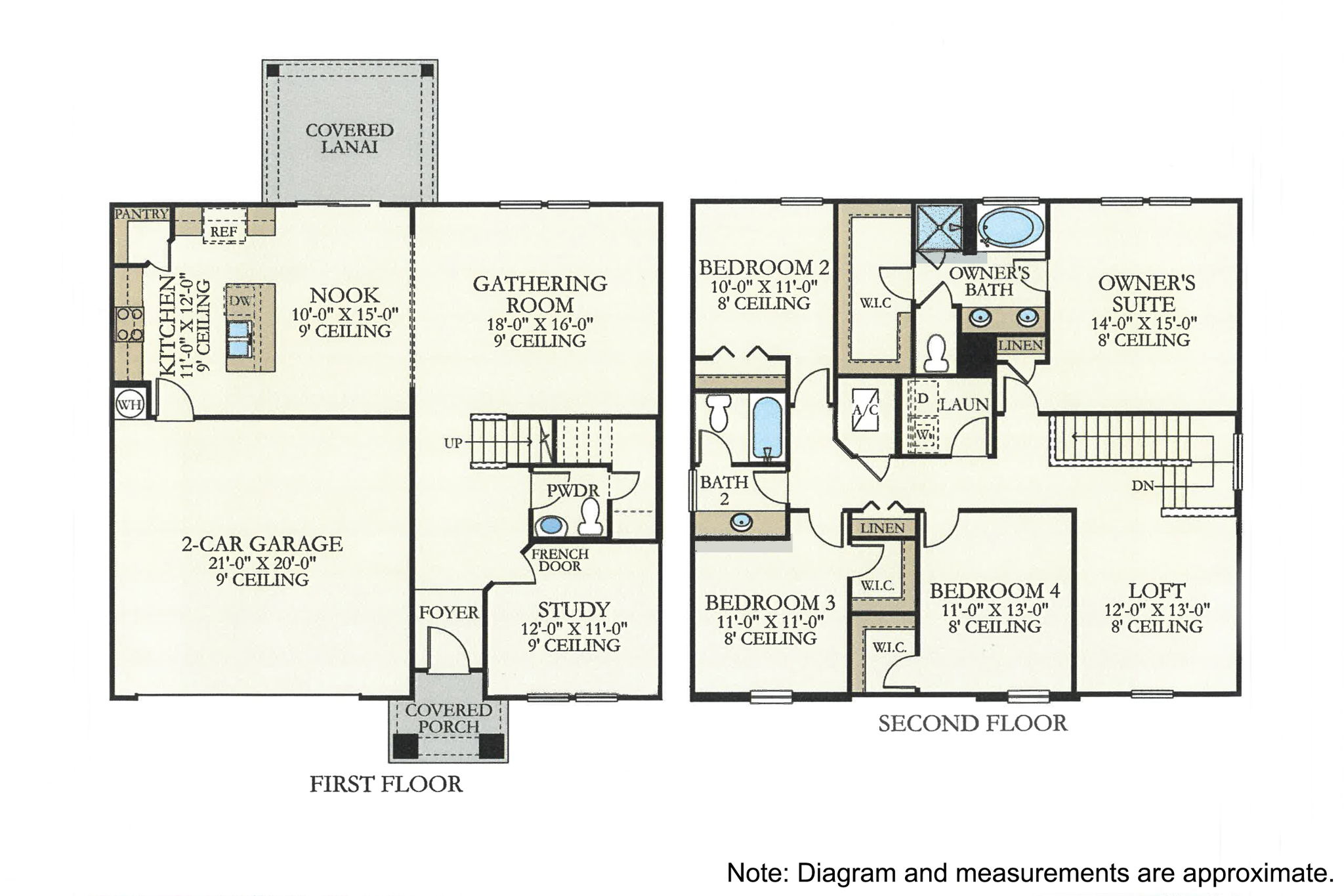 Floor plan is spacious, functional and convenient