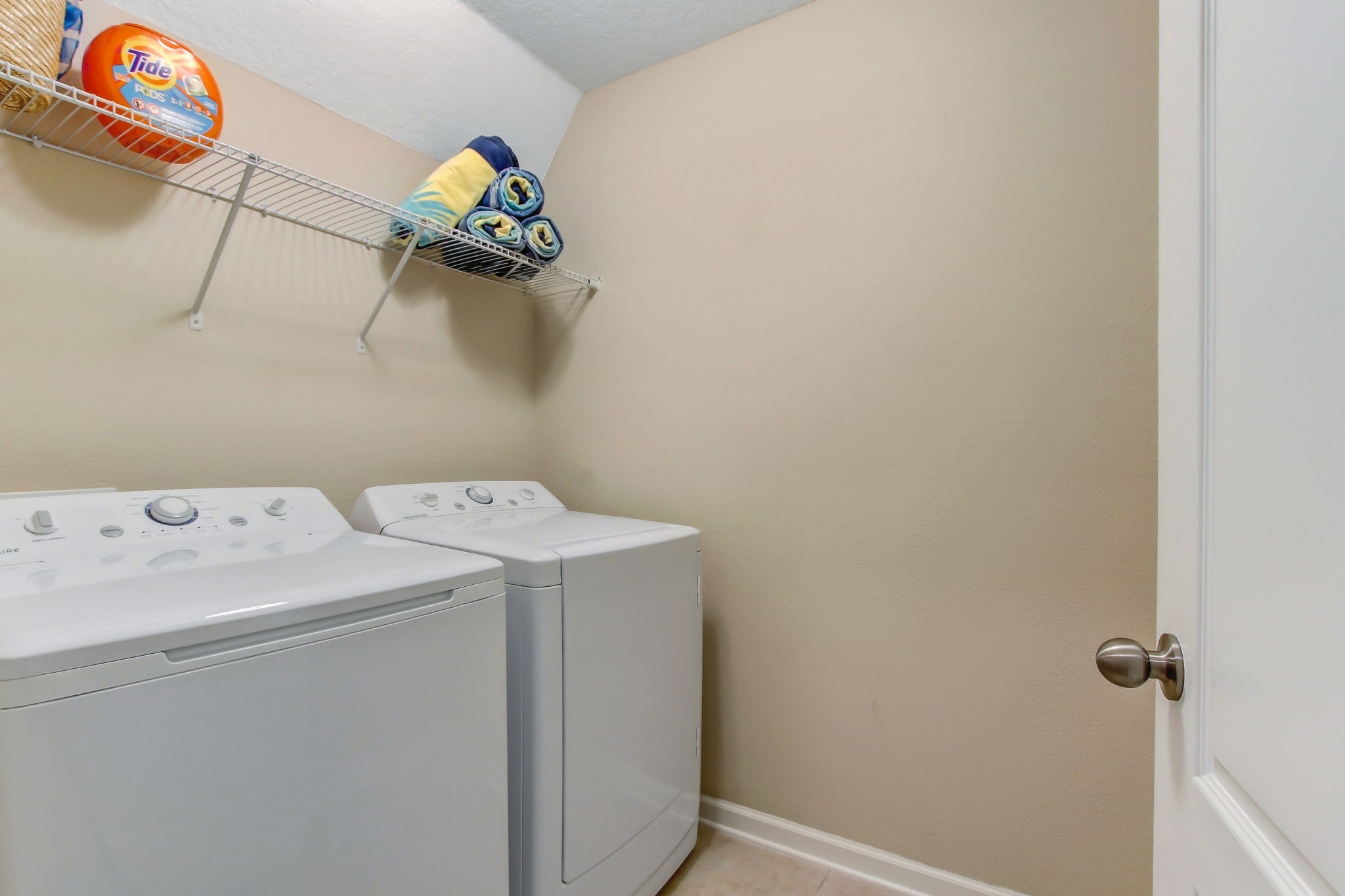 2nd floor laundry for added convenience