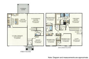 Floor plan is spacious, functional and convenient
