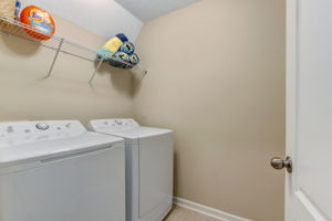 2nd floor laundry for added convenience