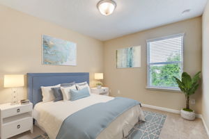 Guest bed 3 with water views