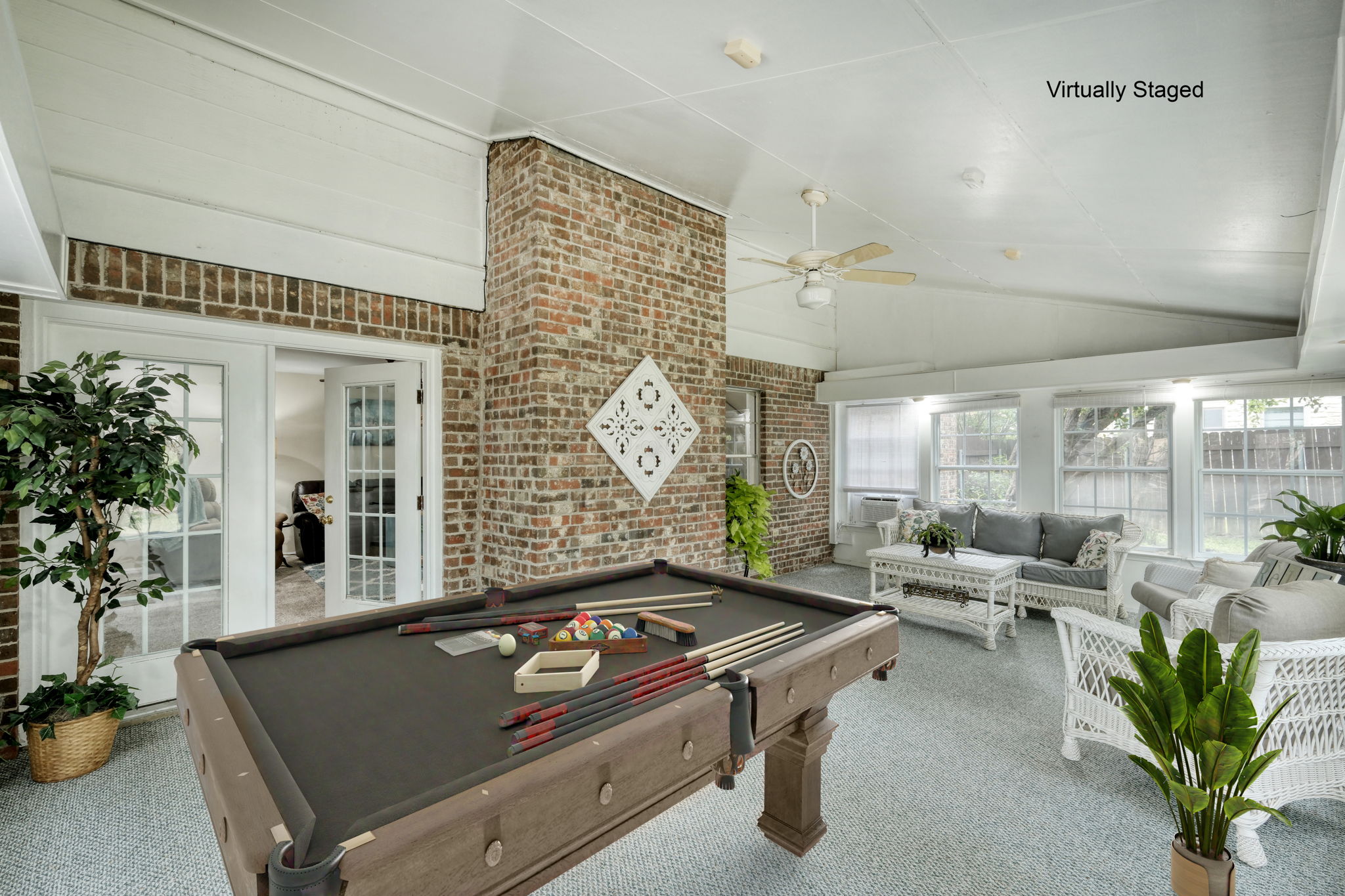 Sun Room Virtually Staged
