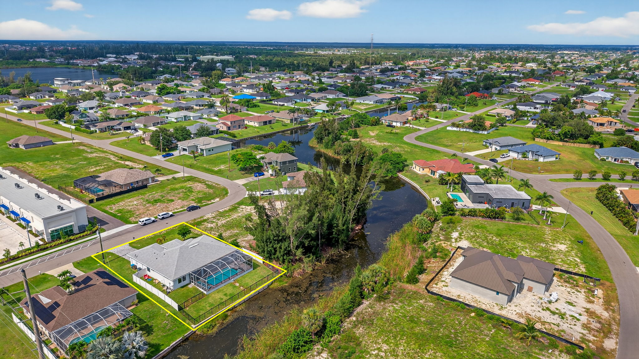 Aerial View 3 -Lot Lines
