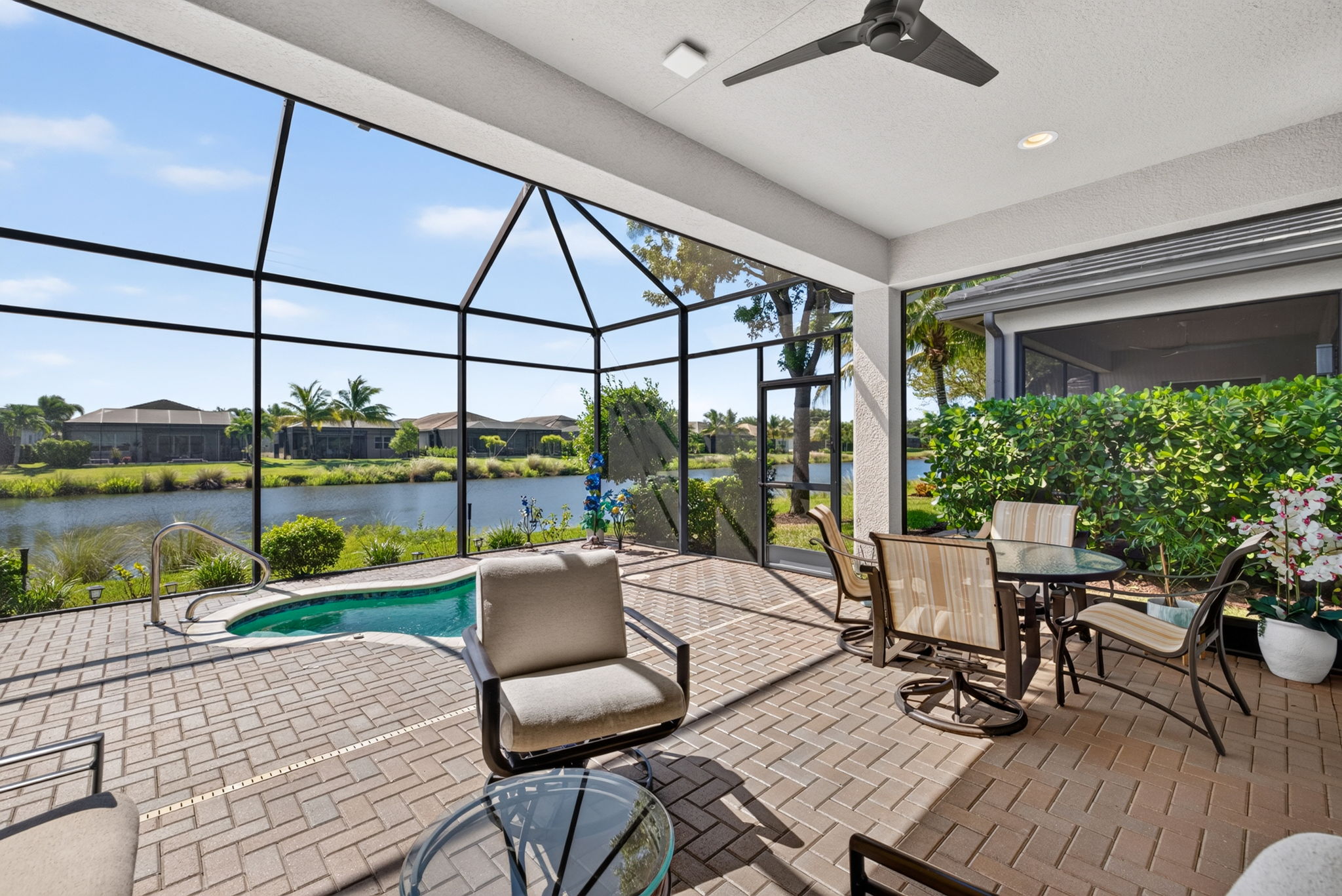 Imagine the hours you will spend enjoying this space and that hot tub! Ahhh!Serenity now!