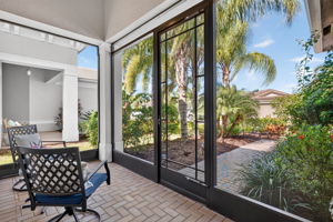 Screened front porch/entry is a nice bonus...get fresh air flowing by opening rear sliding doors on cool winter mornings!