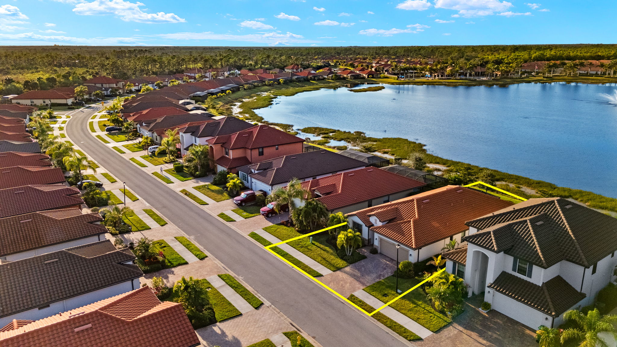 Aerial View 1 -Lot Lines