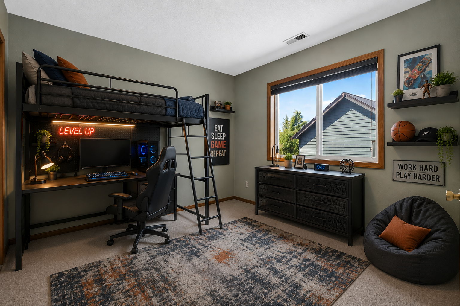 Virtually Staged Bed 3