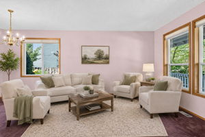Virtually Staged Living Room