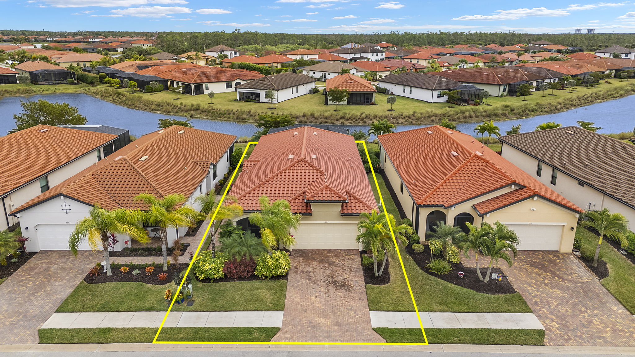 Aerial Front Exterior-lines