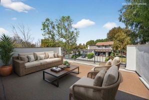 Virtually Staged Balcony