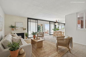 Virtually Staged Living Room