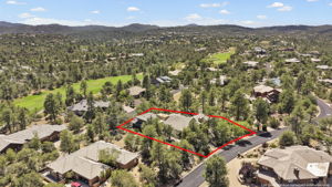 Aerial Back Lot Line
