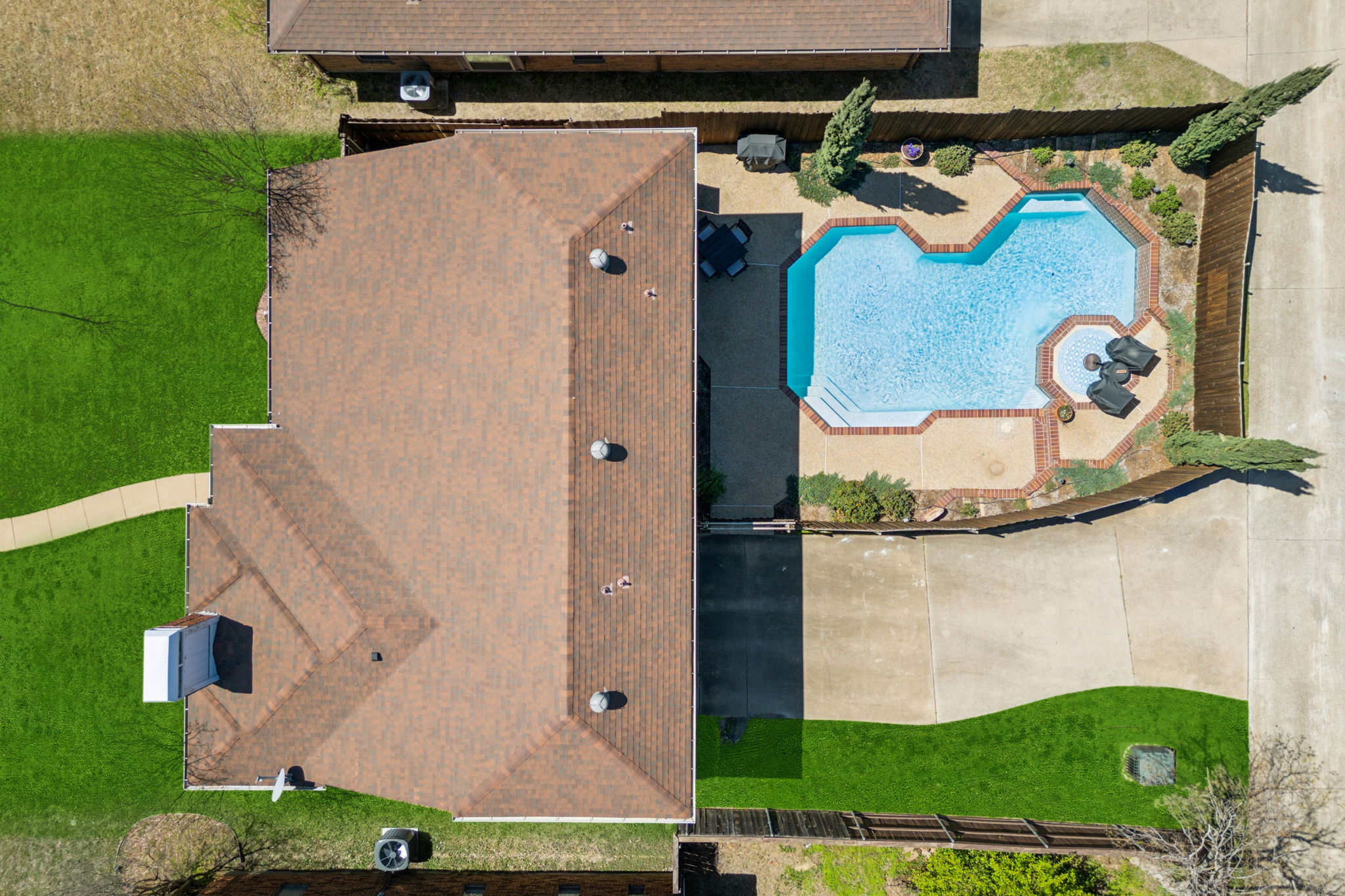 Aerial View of the impressive Pool!